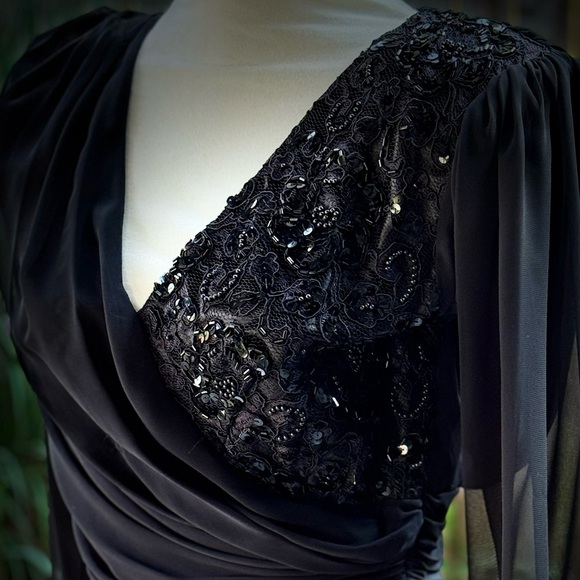 Vintage Dress 1980s Tadashi Saks Fifth Ave size 6 Vintage Cocktail - Picture 9 of 15